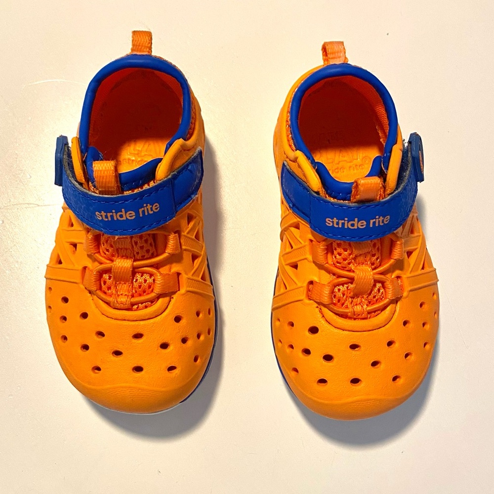 Stride Rite M2P Phibian Orange Toddler Sz 5